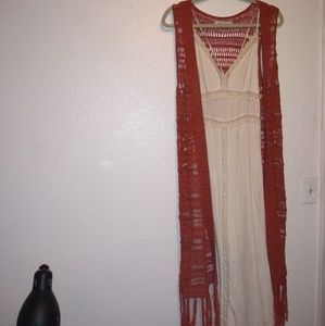 Michael Farrell *rust/ vest/ fringe/ duster!!*